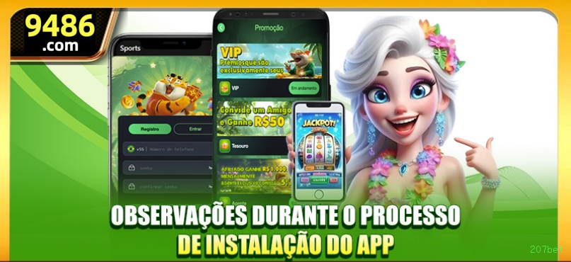 Aplicativo móvel 207bet para iOS e Android